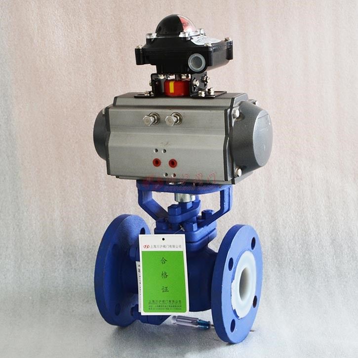 氣動襯氟球閥實(shí)物圖