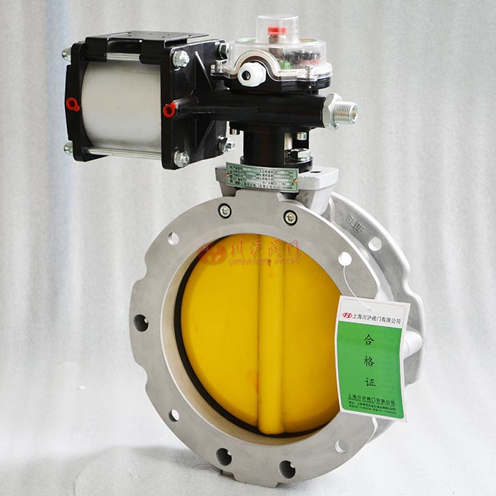 氣動(dòng)粉體蝶閥實(shí)物圖